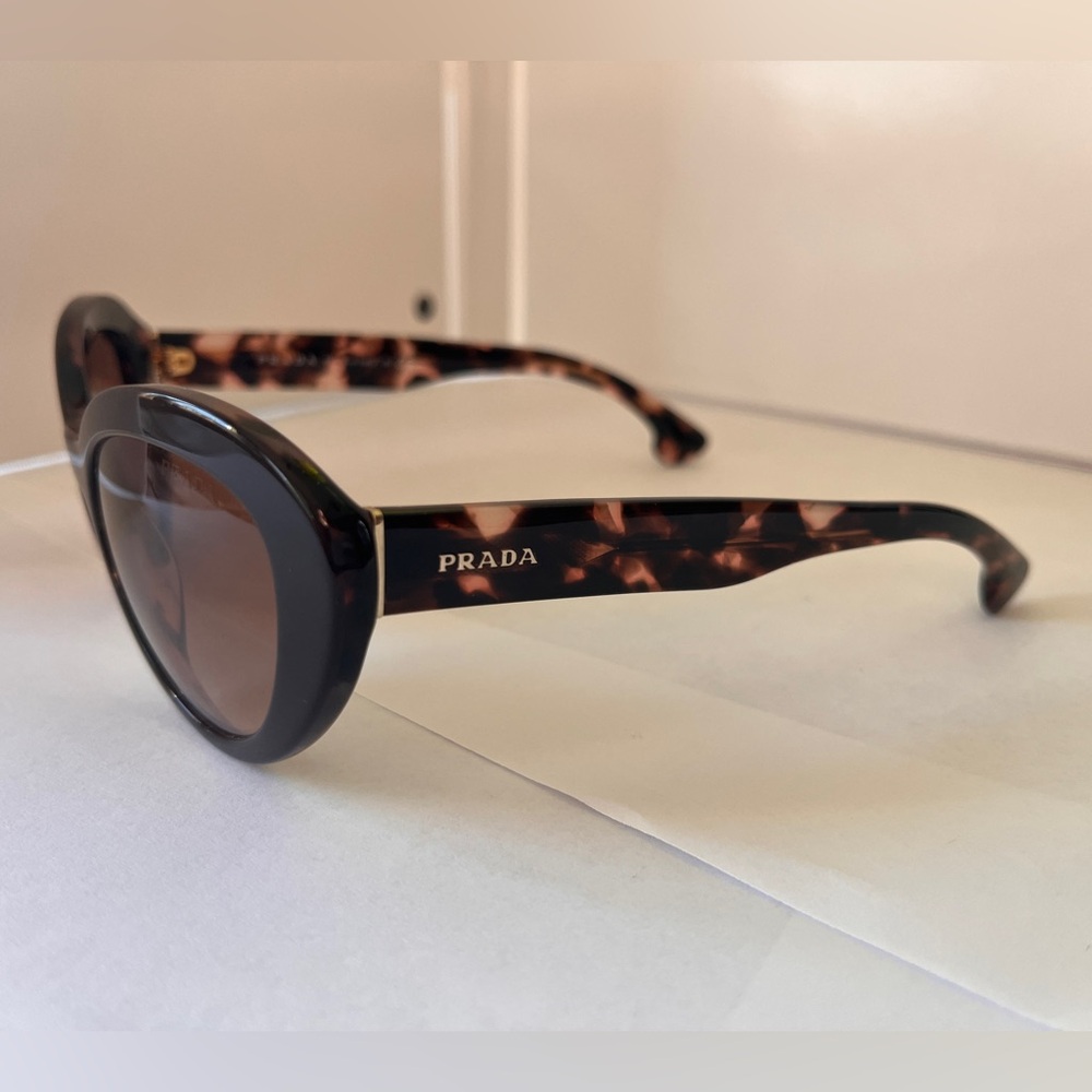 Prada Sunglasses - tortoise and blush pink.